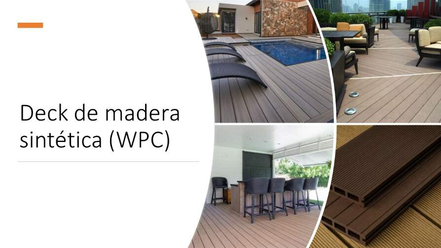 deck de madera sintetica